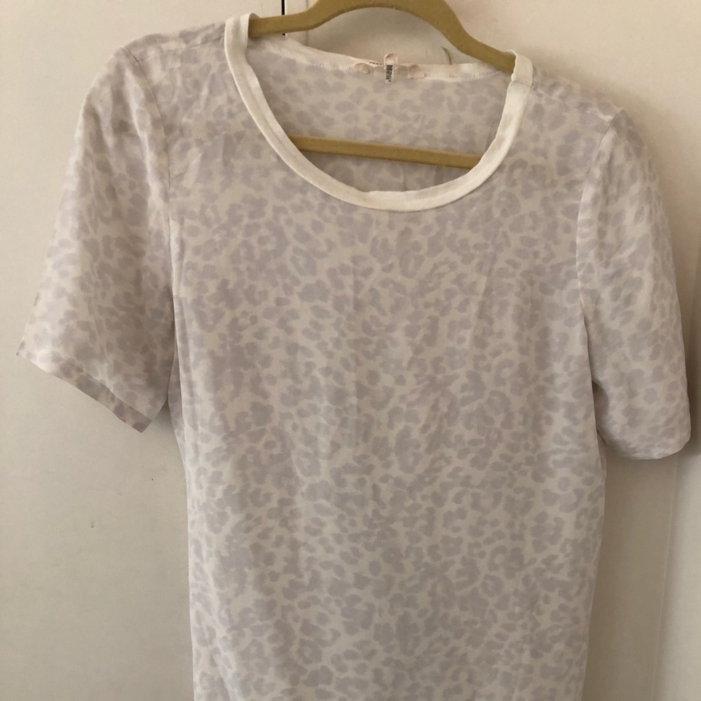 Rebecca Taylor Snow Leopard Blouse